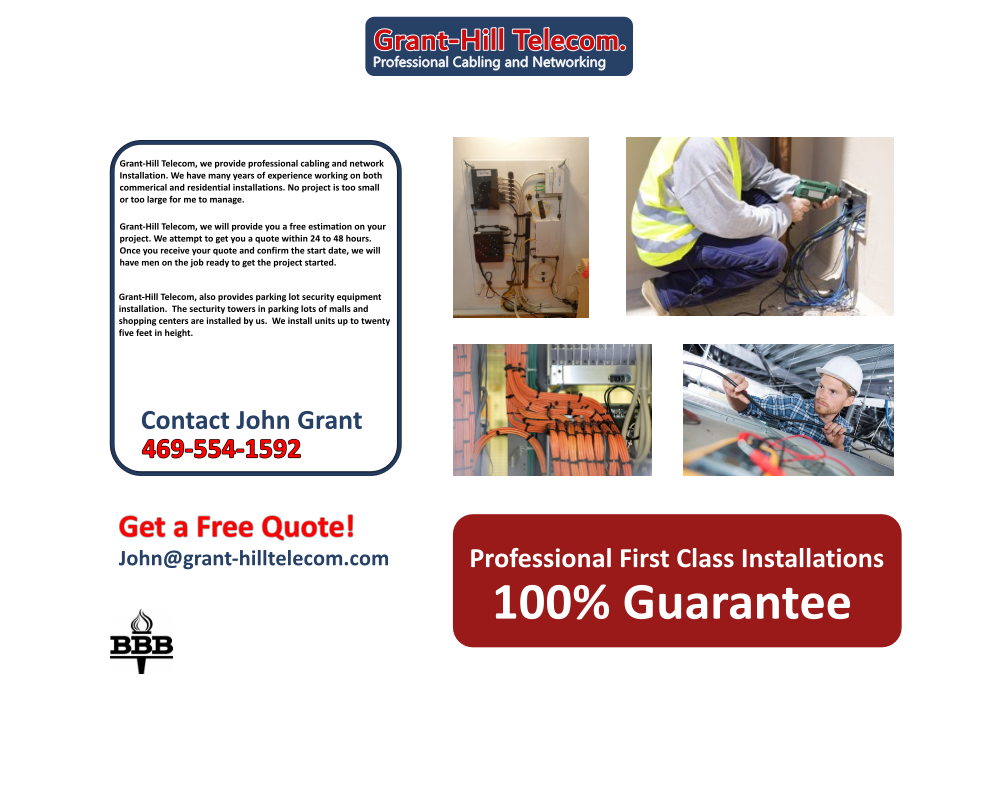 Grant-Hill Telecom Installations